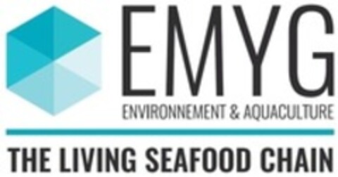 EMYG ENVIRONNEMENT & AQUACULTURE THE LIVING SEAFOOD CHAIN Logo (WIPO, 02/10/2017)