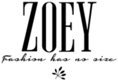 ZOEY Fashion has no size Logo (WIPO, 21.02.2020)