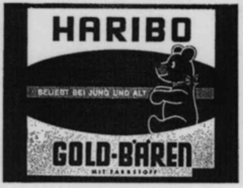 HARIBO GOLD-BÄREN Logo (WIPO, 05/26/1975)