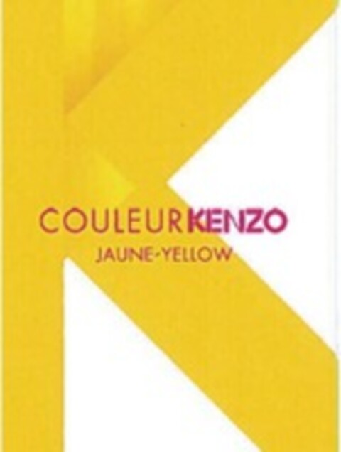 COULEUR KENZO JAUNE-YELLOW Logo (WIPO, 10.10.2012)