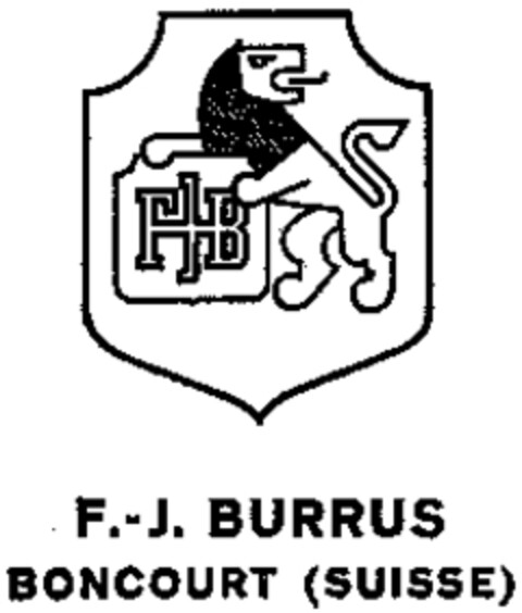 F.-J. BURRUS Logo (WIPO, 13.03.1961)