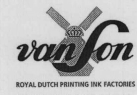 van Son ROYAL DUTCH PRINTING INK FACTORIES Logo (WIPO, 03/10/1995)