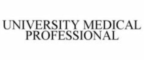 UNIVERSITY MEDICAL PROFESSIONAL Logo (WIPO, 25.06.2010)