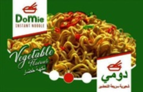 DoMie INSTANT NOODLE Vegetable Flavour Logo (WIPO, 09.05.2018)