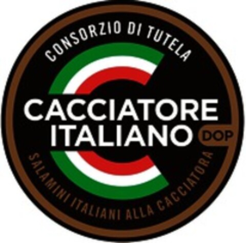 CACCIATORE ITALIANO DOP CONSORZIO DI TUTELA SALAMINI ITALIANI ALLA CACCIATORA Logo (WIPO, 07/01/2019)