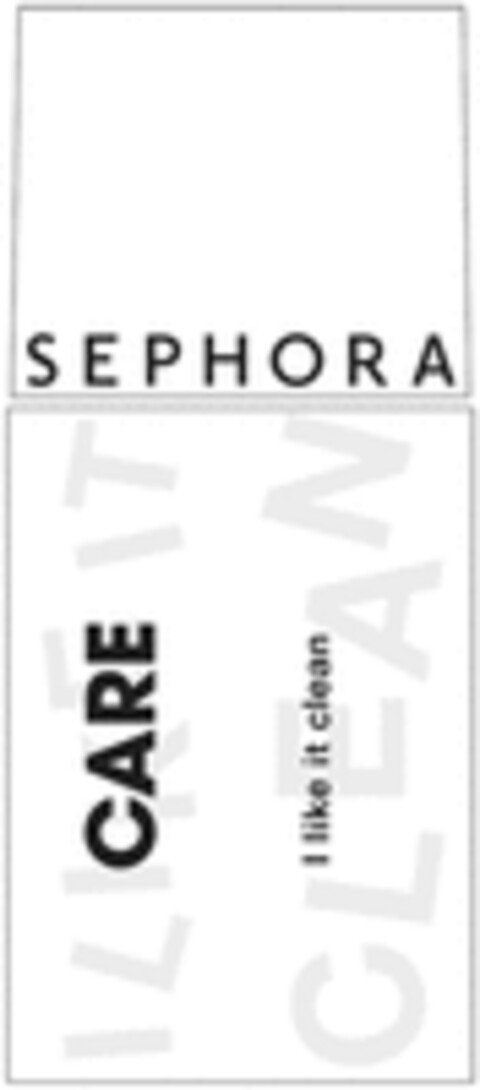 SEPHORA CARE I like it clean Logo (WIPO, 12.04.2023)