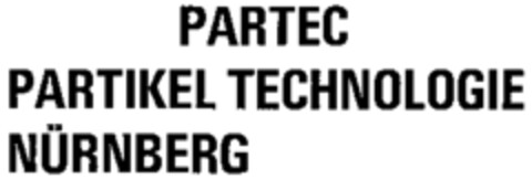 PARTEC PARTIKEL TECHNOLOGIE NÜRNBERG Logo (WIPO, 26.06.1989)