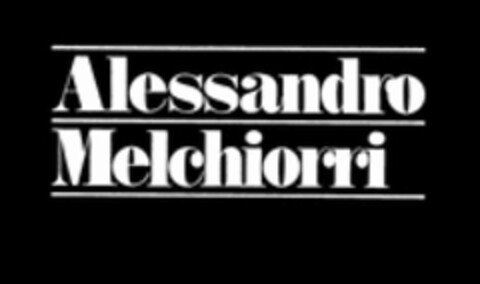 Alessandro Melchiorri Logo (WIPO, 03.01.1998)