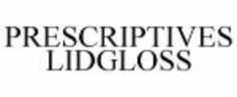 PRESCRIPTIVES LIDGLOSS Logo (WIPO, 09.08.2007)