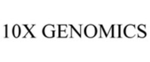 10X GENOMICS Logo (WIPO, 14.04.2015)