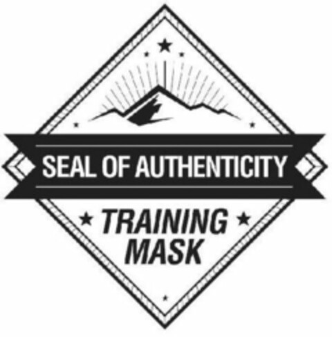 TRAINING MASK SEAL OF AUTHENTICITY Logo (WIPO, 11/09/2015)