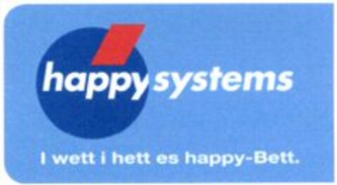 happy systems I wett i hett es happy-Bett. Logo (WIPO, 04/23/2007)