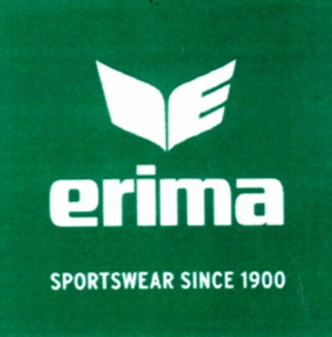 erima SPORTSWEAR SINCE 1900 Logo (WIPO, 03/14/2008)