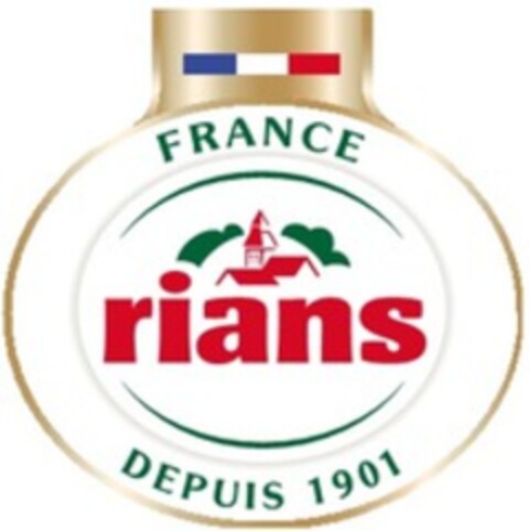 FRANCE rians DEPUIS 1901 Logo (WIPO, 11/14/2014)