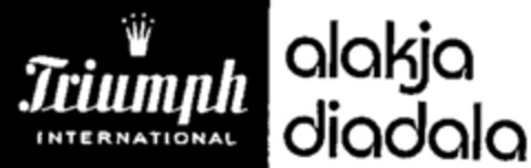 Triumph INTERNATIONAL alakja diadala Logo (WIPO, 26.01.1979)