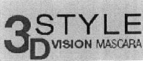 3STYLE 3D VISION MASCARA Logo (WIPO, 26.04.2007)