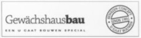 Gewächshausbau EEN U GAAT BOUWEN SPECIAL Logo (WIPO, 25.11.2008)