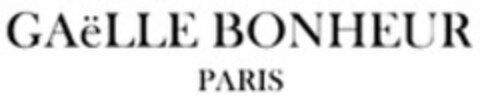 GAëLLE BONHEUR PARIS Logo (WIPO, 07/15/2014)