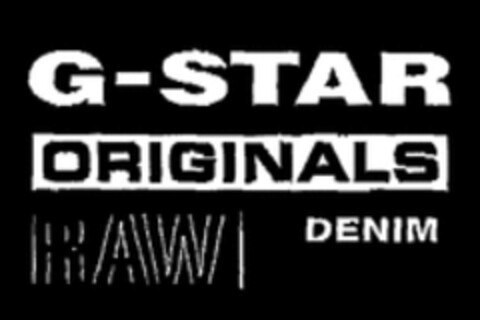 G-STAR ORIGINALS RAW DENIM Logo (WIPO, 24.01.2008)