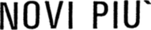 NOVI PIU Logo (WIPO, 12/22/2009)