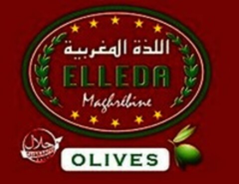 ELLEDA Maghrébine OLIVES GUARANTEE HALAL Logo (WIPO, 04/28/2017)