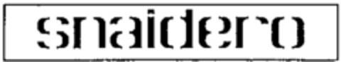 snaidero Logo (WIPO, 09.10.2000)