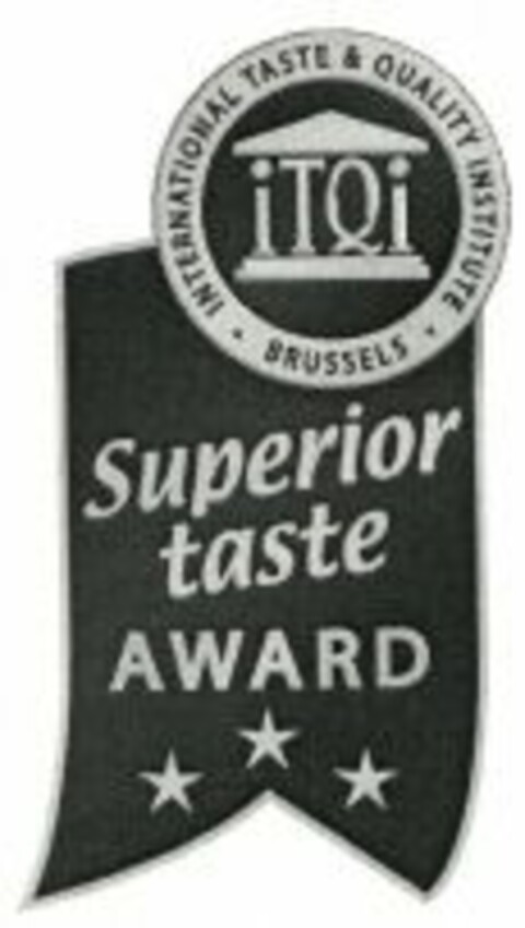 iTQi INTERNATIONAL TASTE & QUALITY INSTITUTE BRUSSELS Superior taste AWARD Logo (WIPO, 14.12.2010)