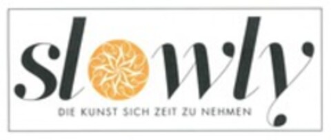slowly DIE KUNST SICH ZEIT ZU NEHMEN Logo (WIPO, 19.06.2013)
