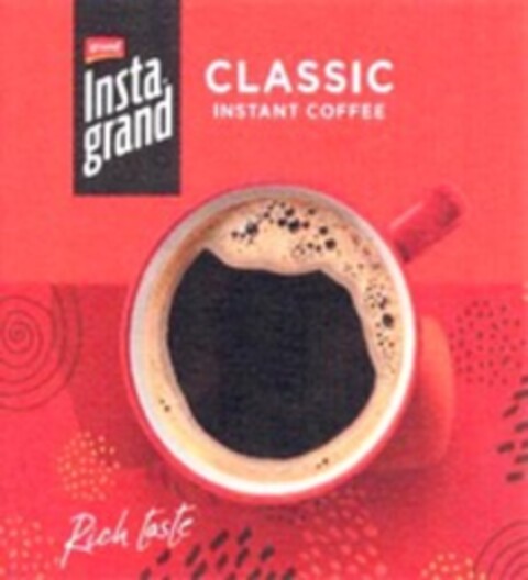 Insta grand CLASSIC INSTANT COFFEE Rich taste Logo (WIPO, 21.03.2023)