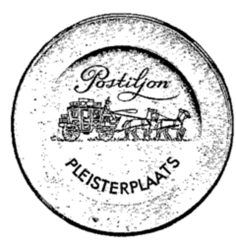 Postiljon PLEISTERPLAATS Logo (WIPO, 08/31/1970)