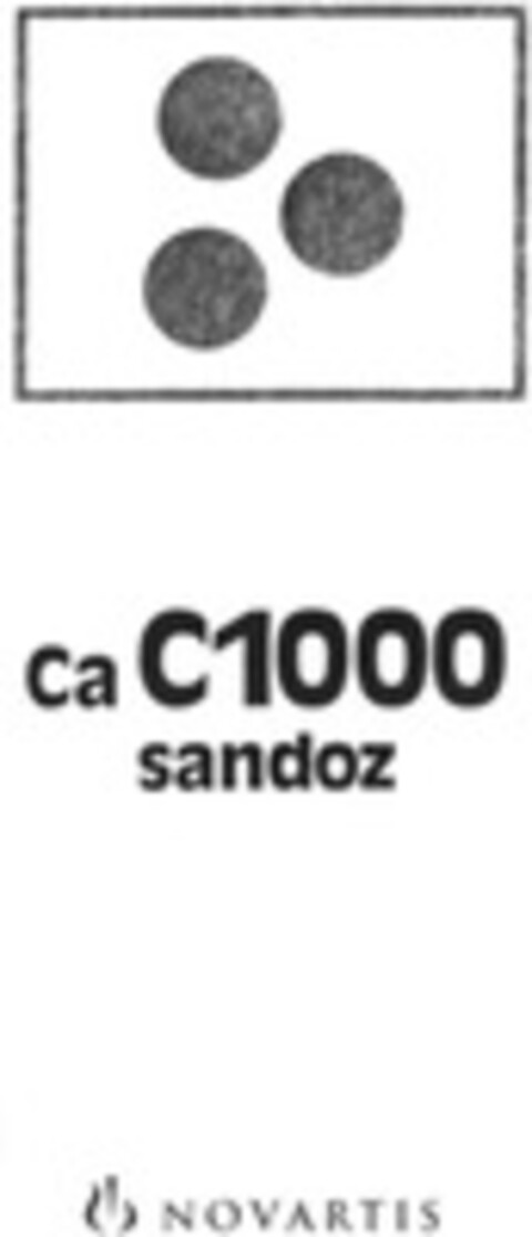 Ca C1000 sandoz NOVARTIS Logo (WIPO, 10.02.2000)