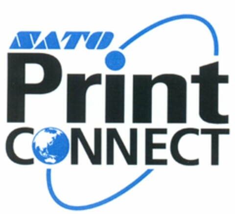 SATO Print CONNECT Logo (WIPO, 03/19/2010)