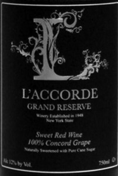 L'ACCORDE GRAND RESERVE Logo (WIPO, 30.06.2011)