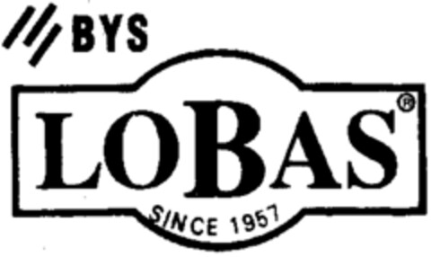 BYS LOBAS SINCE 1957 Logo (WIPO, 06/30/2004)