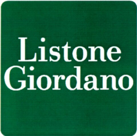 Listone Giordano Logo (WIPO, 17.09.2008)
