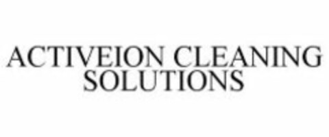 ACTIVEION CLEANING SOLUTIONS Logo (WIPO, 01.07.2009)