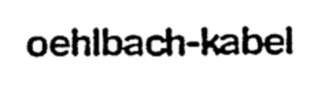 oehlbach-kabel Logo (WIPO, 08.07.1989)