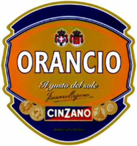 ORANCIO Il gusto del sole CINZANO Logo (WIPO, 05/06/2003)