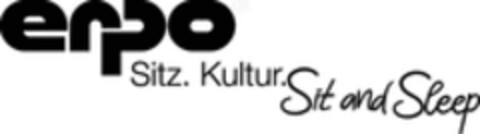 erpo Sitz. Kultur. Sit and Sleep Logo (WIPO, 28.11.2019)