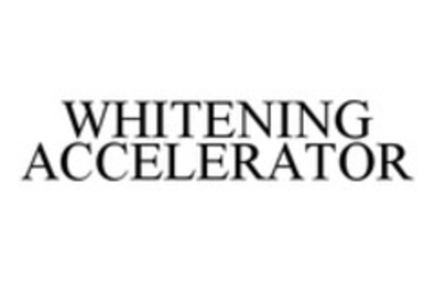 WHITENING ACCELERATOR Logo (WIPO, 07/01/2015)