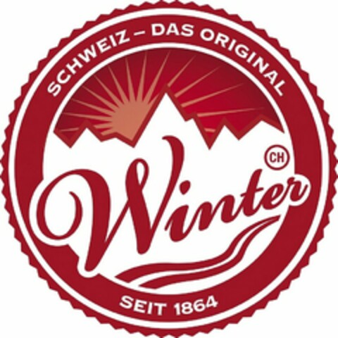 SCHWEIZ - DAS ORIGINAL Winter CH SEIT 1864 Logo (WIPO, 07.05.2015)