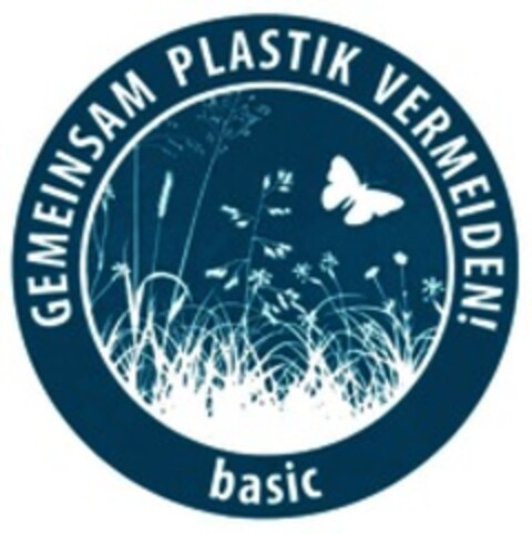 GEMEINSAM PLASTIK VERMEIDEN! basic Logo (WIPO, 09.03.2018)