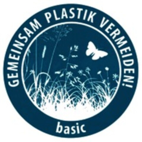 GEMEINSAM PLASTIK VERMEIDEN! basic Logo (WIPO, 03/09/2018)