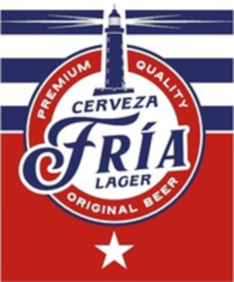 PREMIUM QUALITY CERVEZA FRíA LAGER ORIGINAL BEER Logo (WIPO, 03/29/2023)