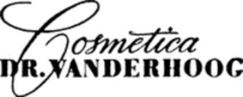 Cosmetica DR. VANDERHOOG Logo (WIPO, 26.09.1957)