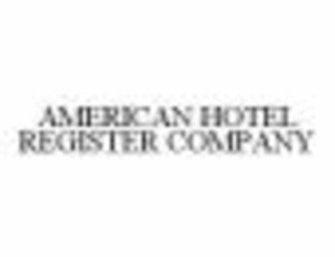 AMERICAN HOTEL REGISTER COMPANY Logo (WIPO, 04.04.2005)