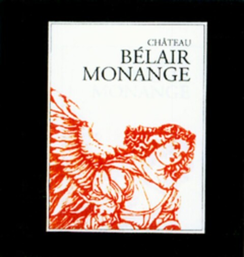 CHÂTEAU BÉLAIR MONANGE Logo (WIPO, 08.07.2013)