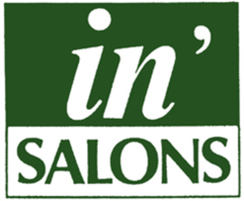 in' SALONS Logo (WIPO, 31.08.1990)