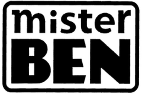 mister BEN Logo (WIPO, 17.12.2010)