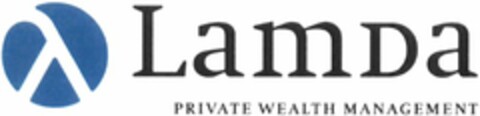 Lamda PRIVATE WEALTH MANAGEMENT Logo (WIPO, 10.02.2011)